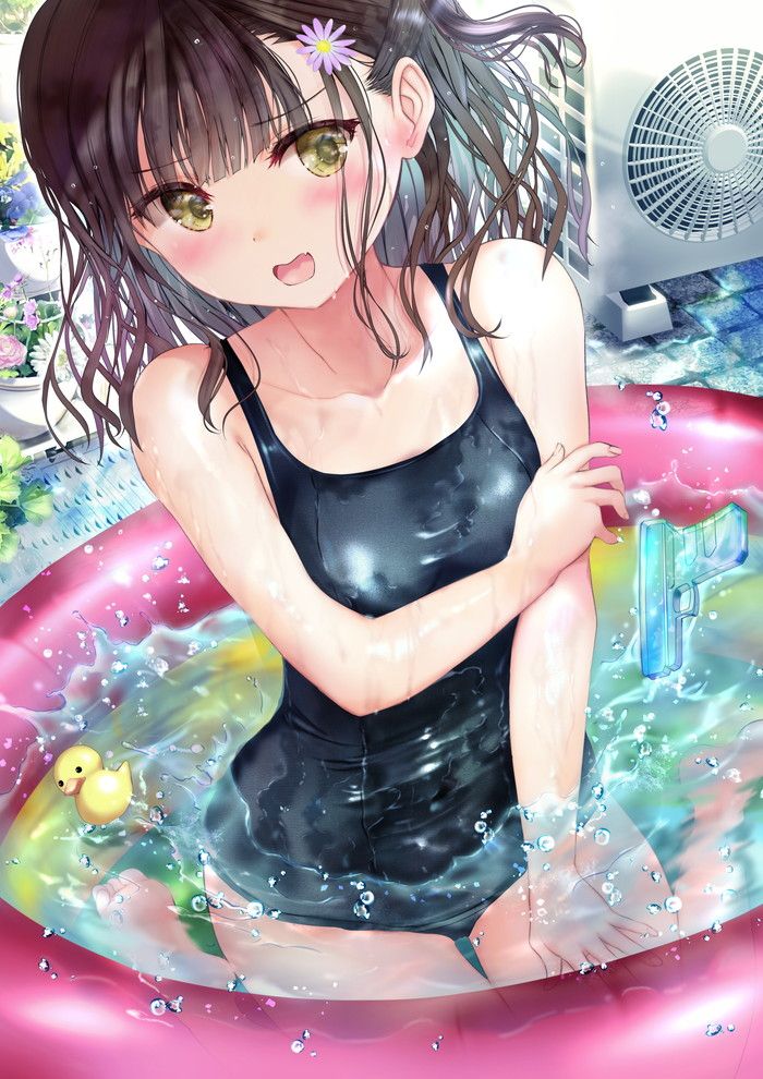 スクール水着の女の子のエロ画像２